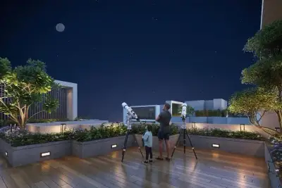 Swimming pool and pool deck at 33 Central Avenue, Wakad