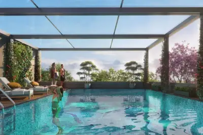 Modern architecture and landscaping at 33 Central Avenue, Prime Wakad